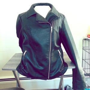 a.n.a. Vegan Leather Jacket